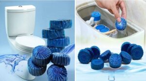 Bồn cầu nghẹt phải làm sao? Mẹo tự xử lý hiệu quả ngay tại nhà 3 Thông bồn cầu tắc bằng viên thông bồn cầu.